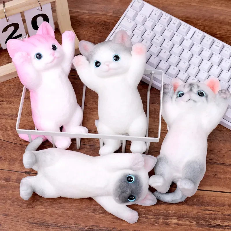 Silicone Cat Squeeze Toy