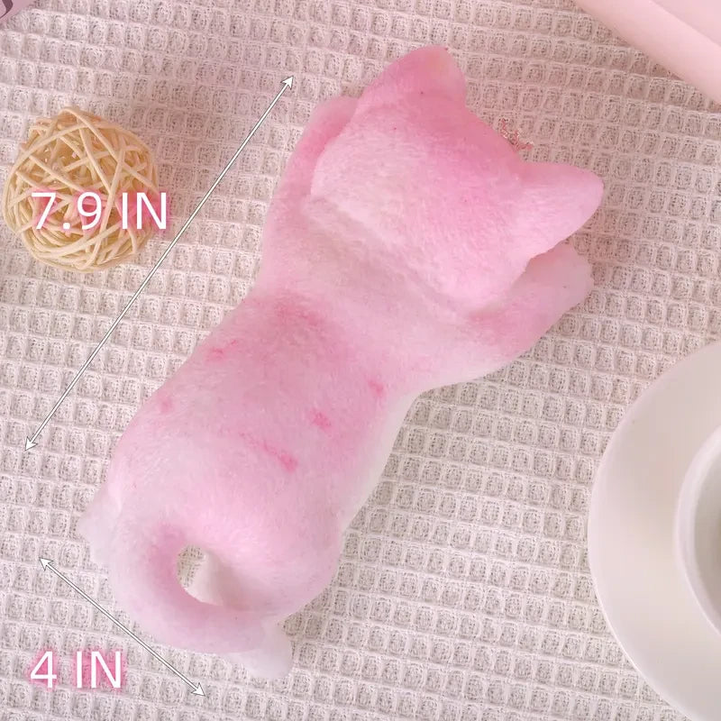 Silicone Cat Squeeze Toy