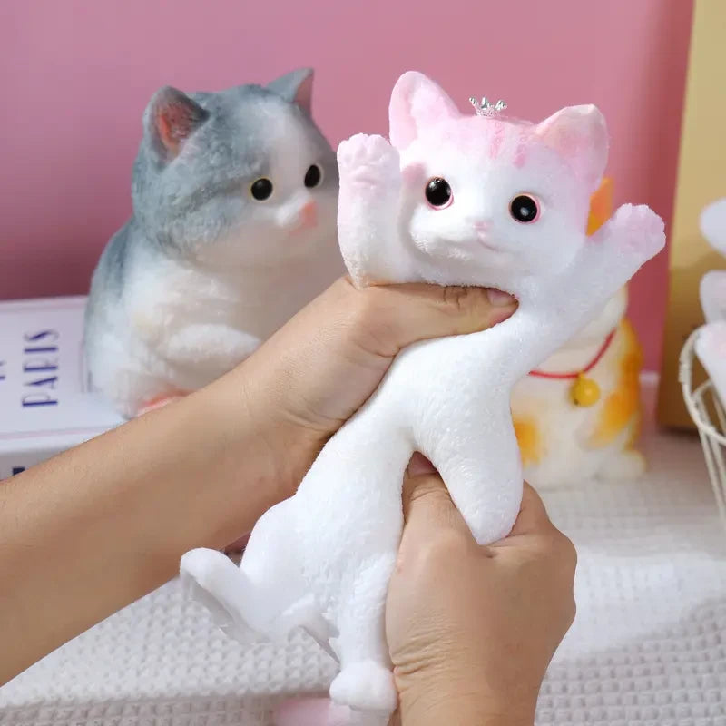 Silicone Cat Squeeze Toy